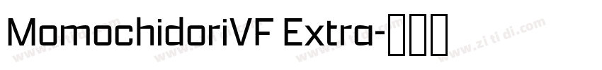 MomochidoriVF Extra字体转换